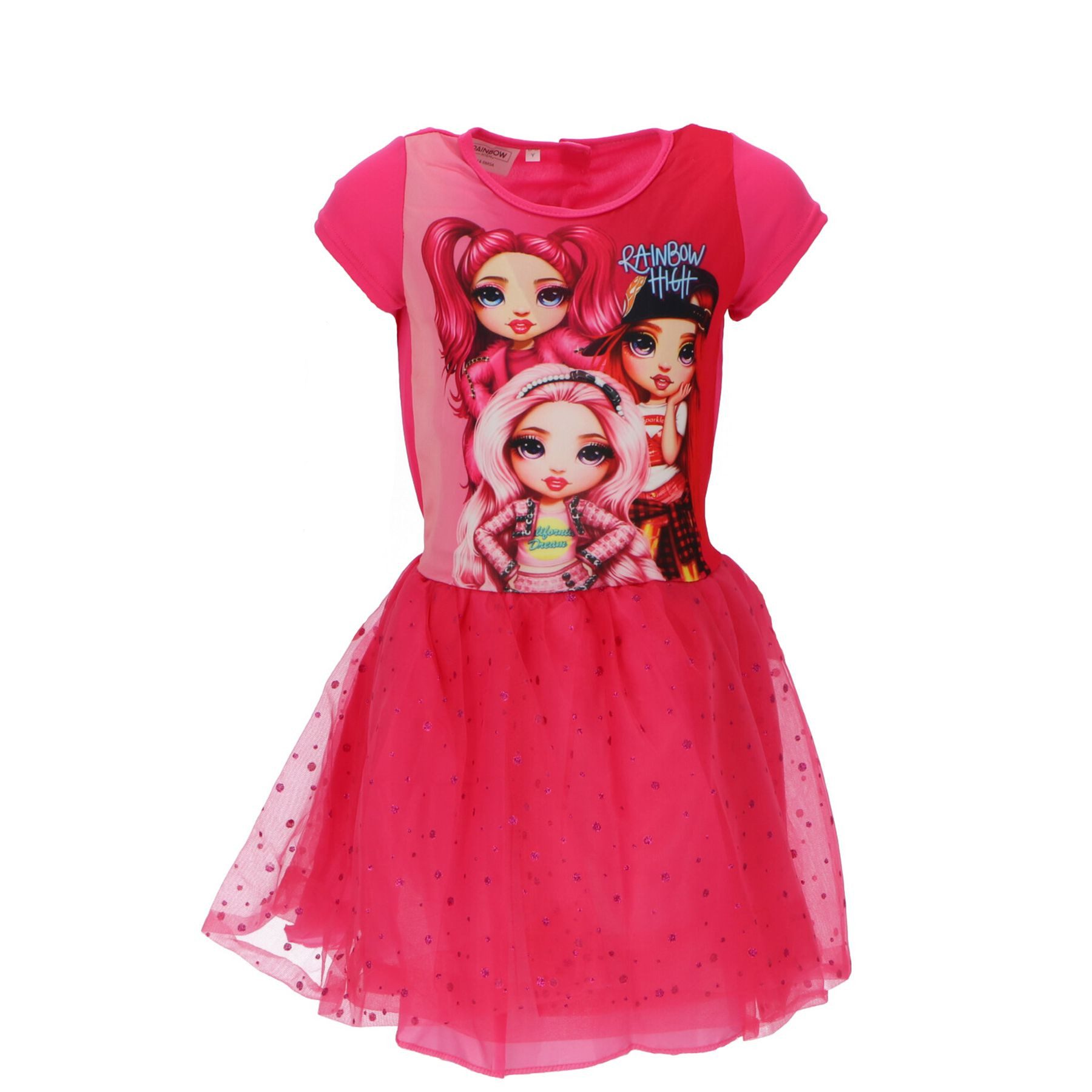 Rainbow High Tüllkleid Rainbow High Kinder Mädchen Sommerkleid Kleid Gr. 104 bis 140