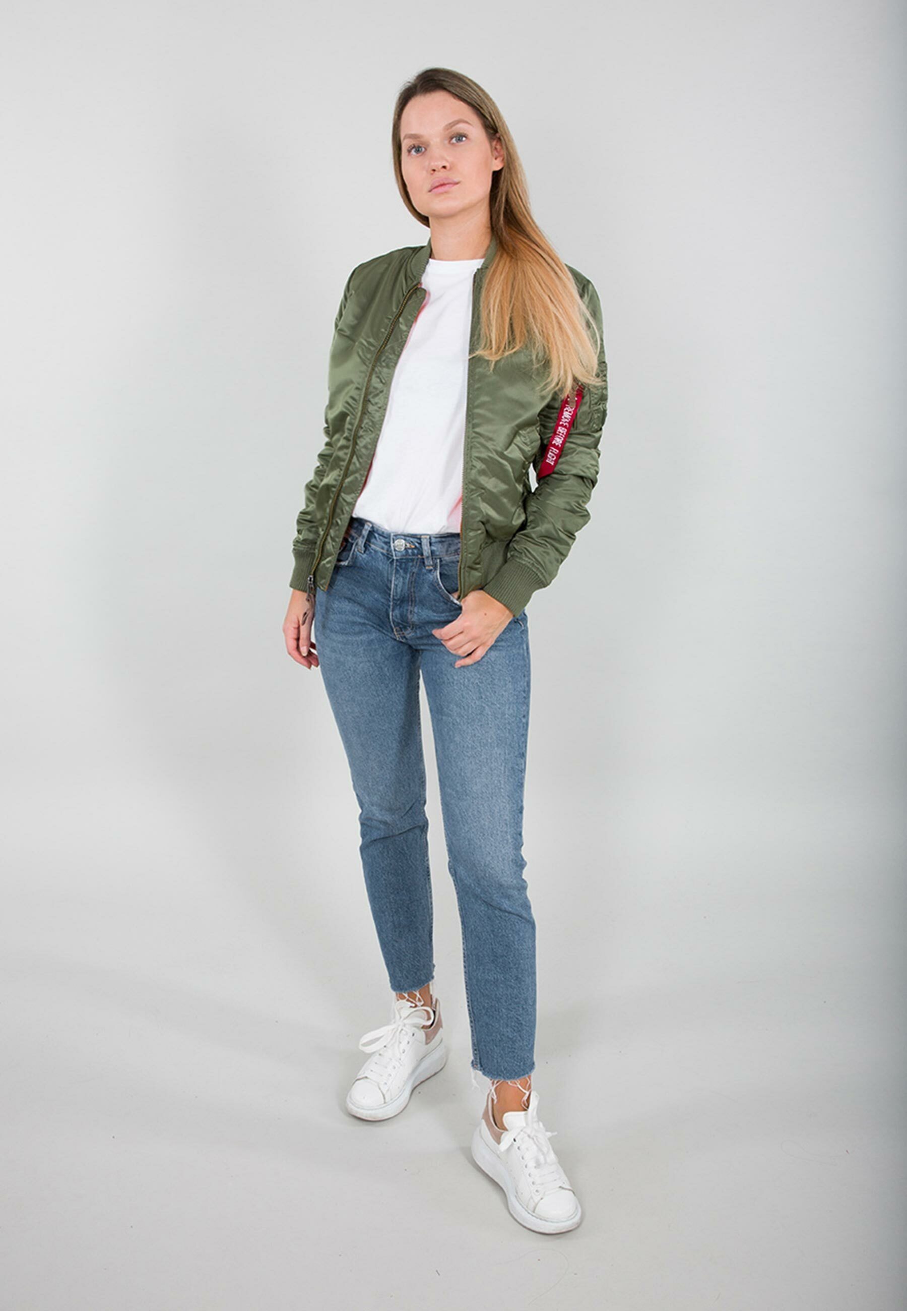 Alpha Industries Bomberjacke MA-1 Jackets 59 sage-green Wmn VF Flight & Women - Alpha Industries Bomber