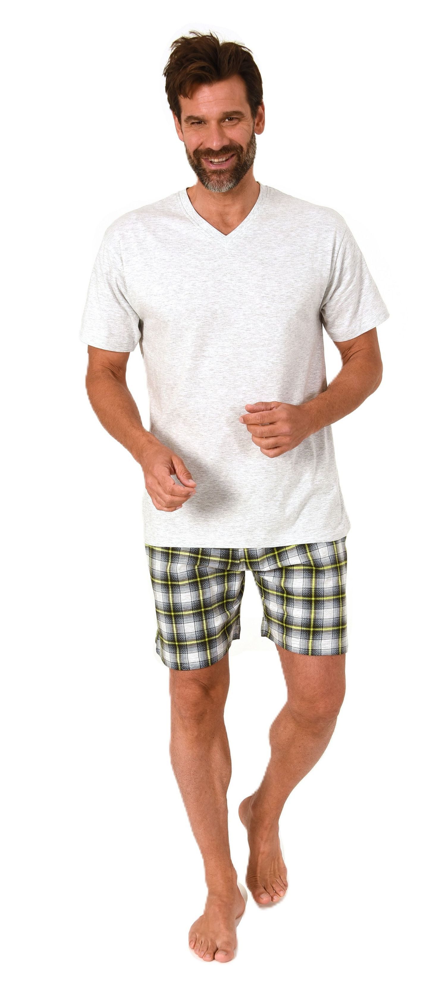 Normann Pyjama Normann Herren kurzarm Schlafanzug günstig online kaufen