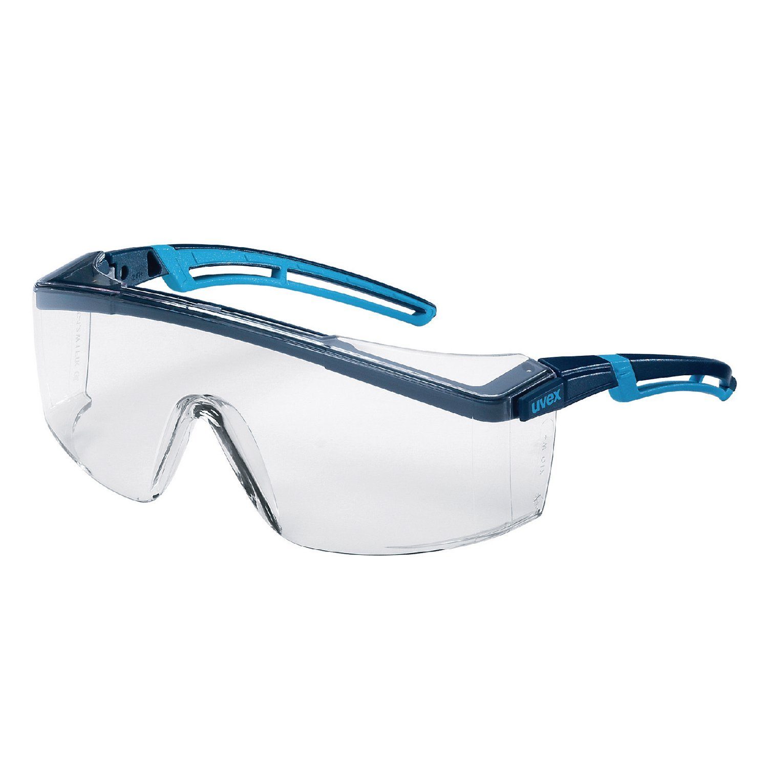 Uvex Arbeitsschutzbrille, (1St), astrospec 2.0 supravision sapphire Schutzbrille - Transparent/Blau