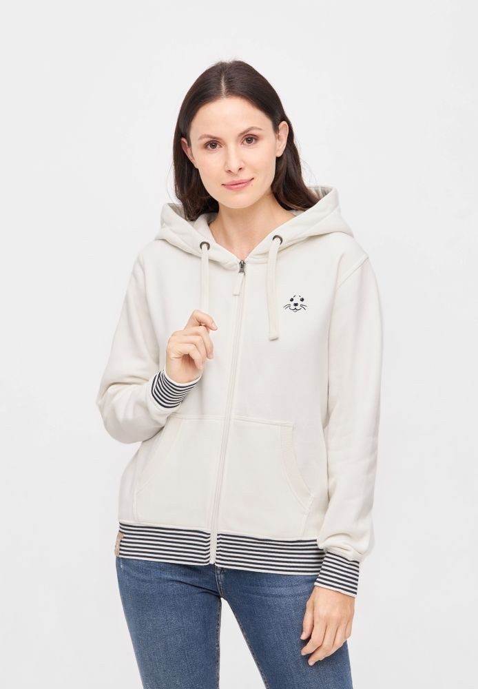 Derbe Kapuzensweatjacke