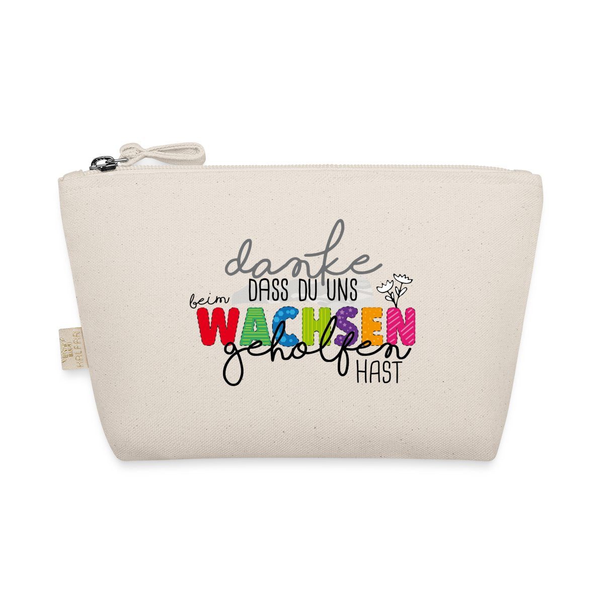 Kosmetiktasche Danke Beim Wachsen Geholfen Abschiedsgeschenk Täschchen