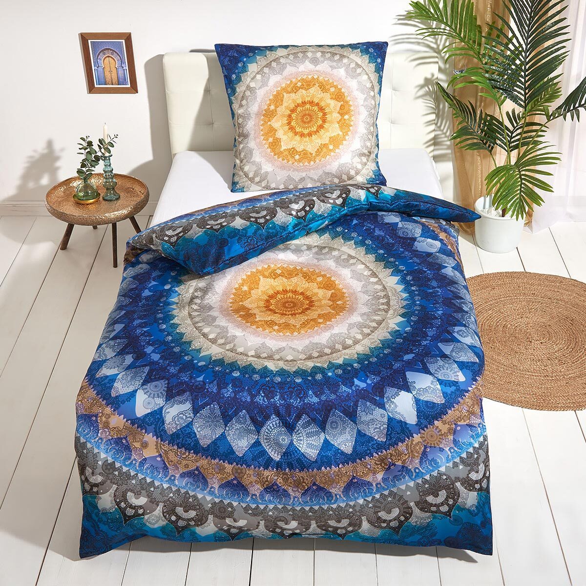 TRAUMSCHLAF Bettwäsche Orient Dreams, Mako Satin, 2 teilig, orientalisches Design in einzigartiger Haptik