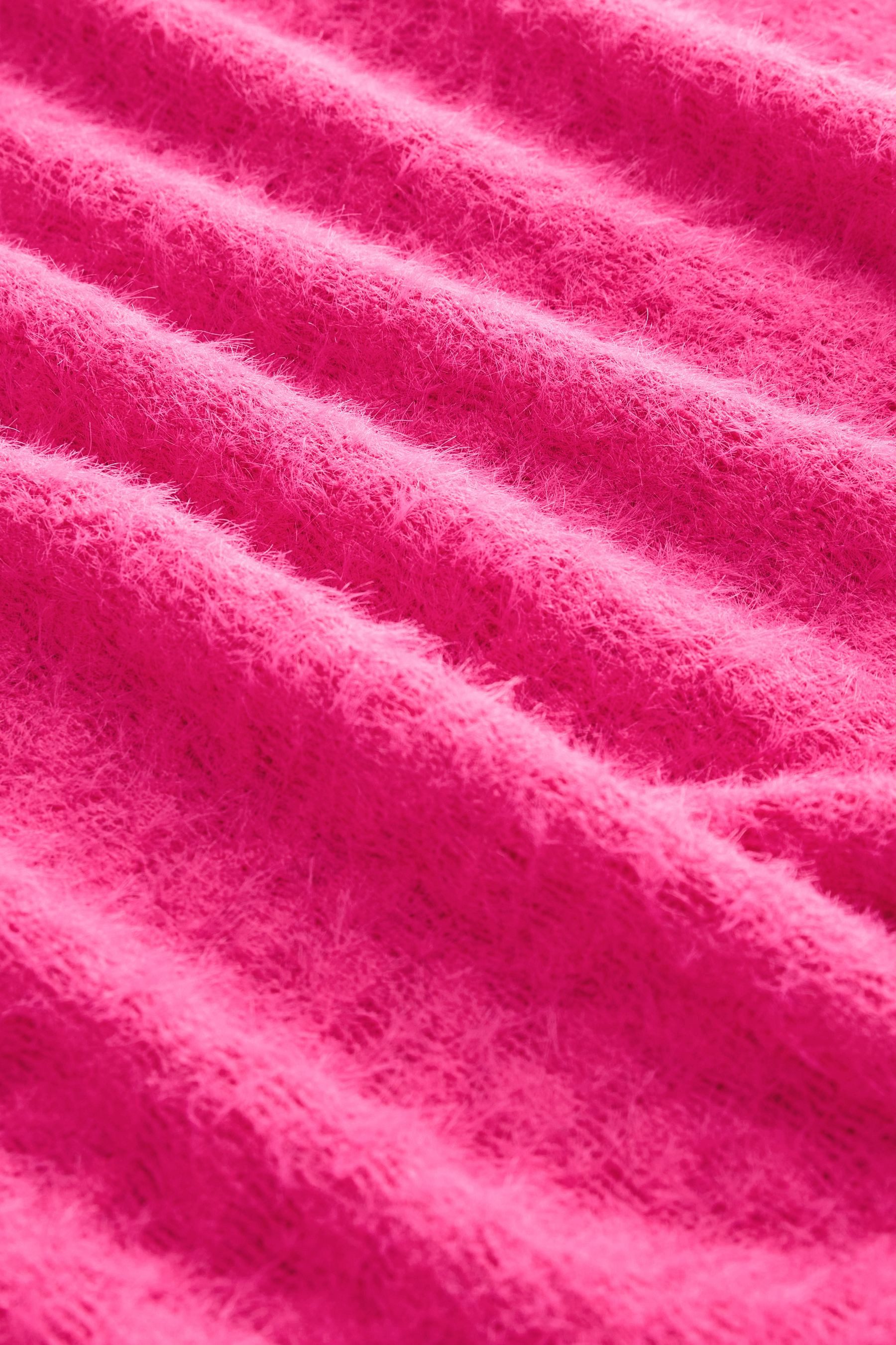 Next Rundhalspullover Flauschiger, langärmeliger Rundhalspullover (1-tlg) günstig online kaufen