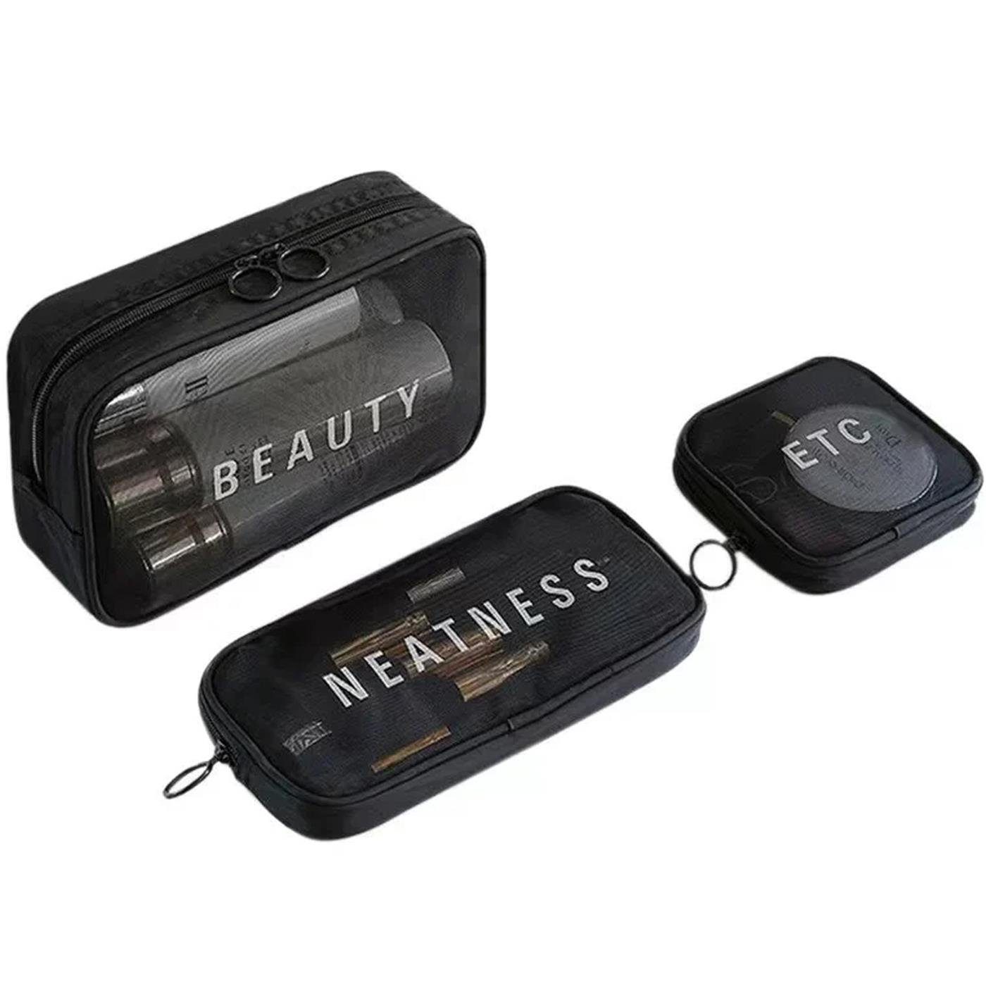 VERCO Kosmetiktasche Reise Make-Up Kulturbeutel Beautycase (3-tlg), Kosmeti günstig online kaufen