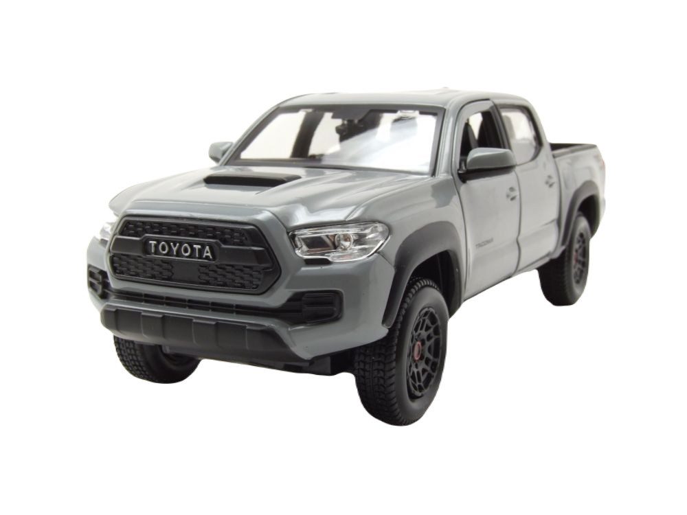 Maisto® Modellauto Toyota Tacoma Pick Up 2021 grau, Maßstab 1:24