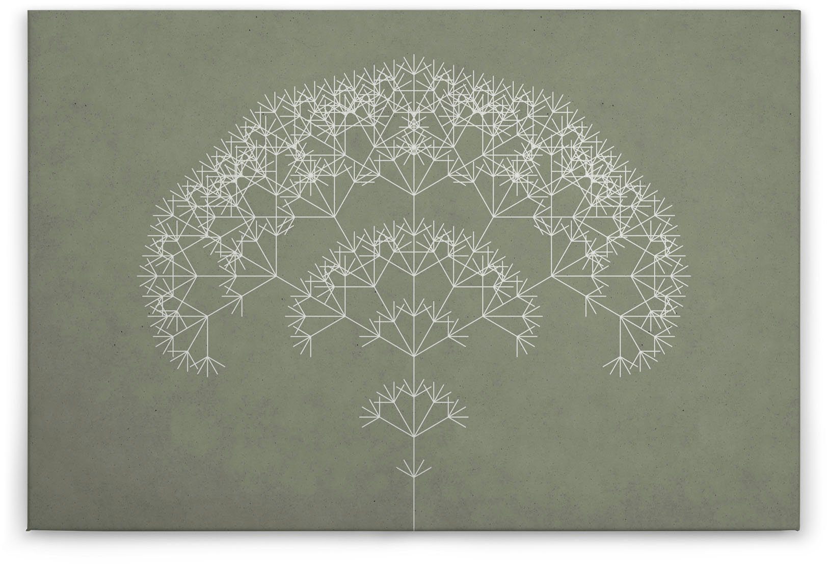 A.S. Création Leinwandbild trees 3, Abstrakt, Kinder, Kunst (1 St), Keilrahmen Bild Baum Grafisch Leinwand-Bild Wohnzimmer modern Wandbild