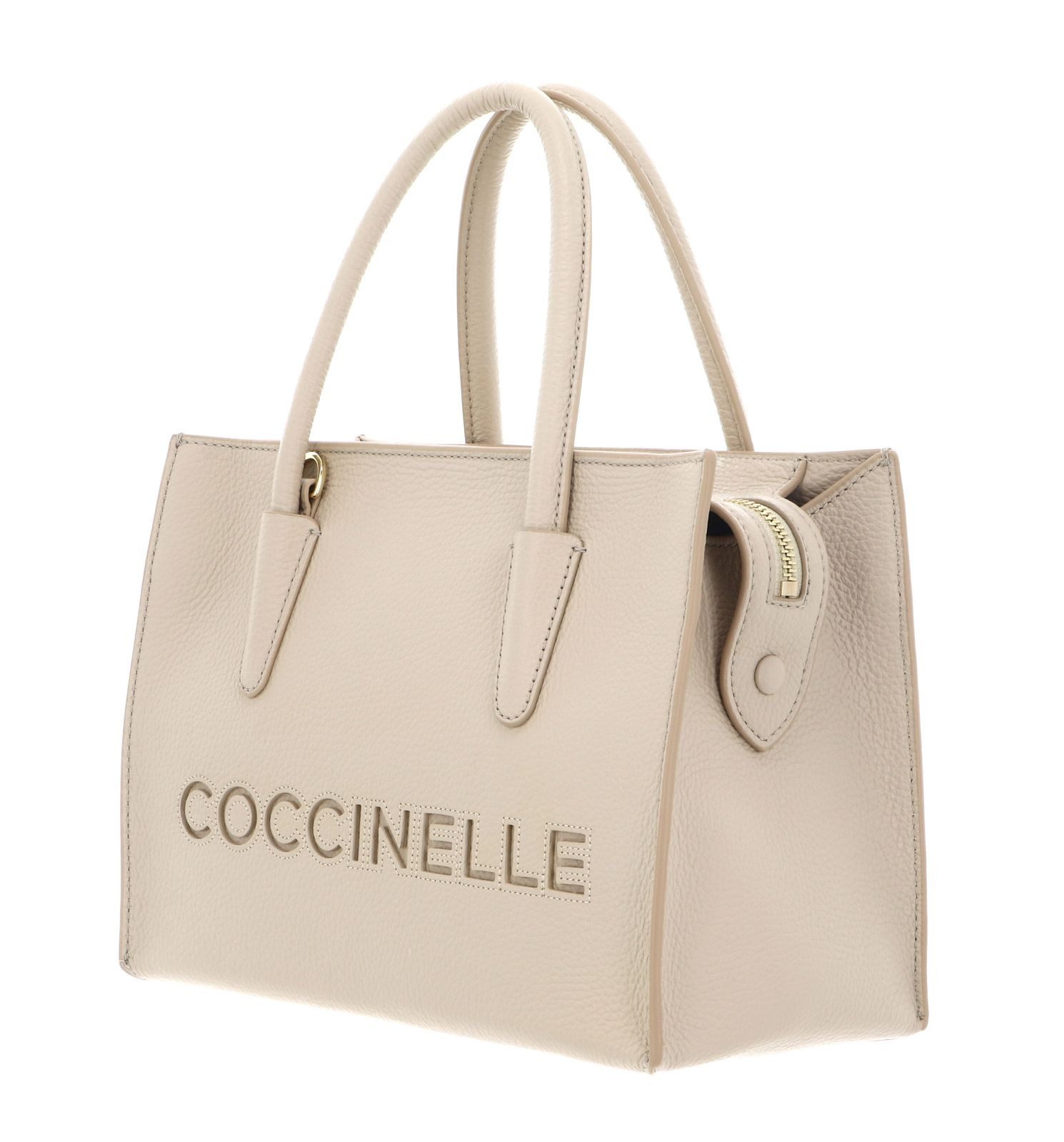 COCCINELLE Handtasche Handbag Grained Leather, aus echtem Rindsleder