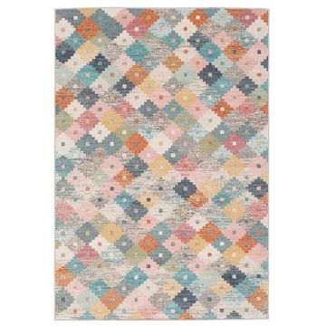 Designteppich In- und Outdoor Designer Teppich Lagos Pixel, Pergamon, Rechteckig, Höhe: 4 mm