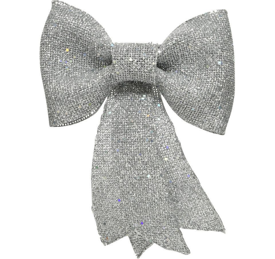 Kaemingk Christbaumschmuck Kaemingk Kunst-Schleife Glitterhänger 1,5 x 22 x