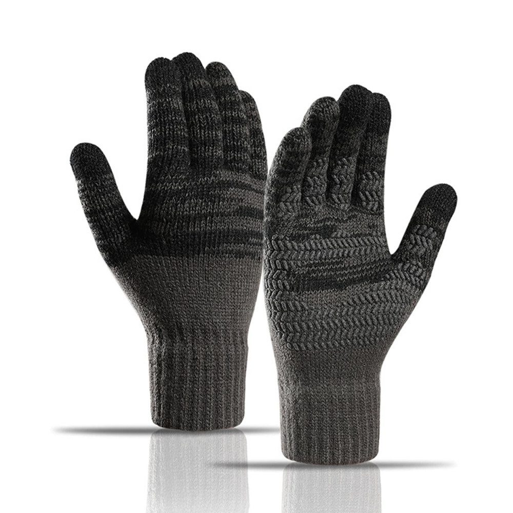 nsihing Strickhandschuhe Warme Winter-Strickhandschuhe für Herren,Touchscreen-Handschuhe Winterhandschuhe weichem,für Winter Running und Outdoor Aktivitäten