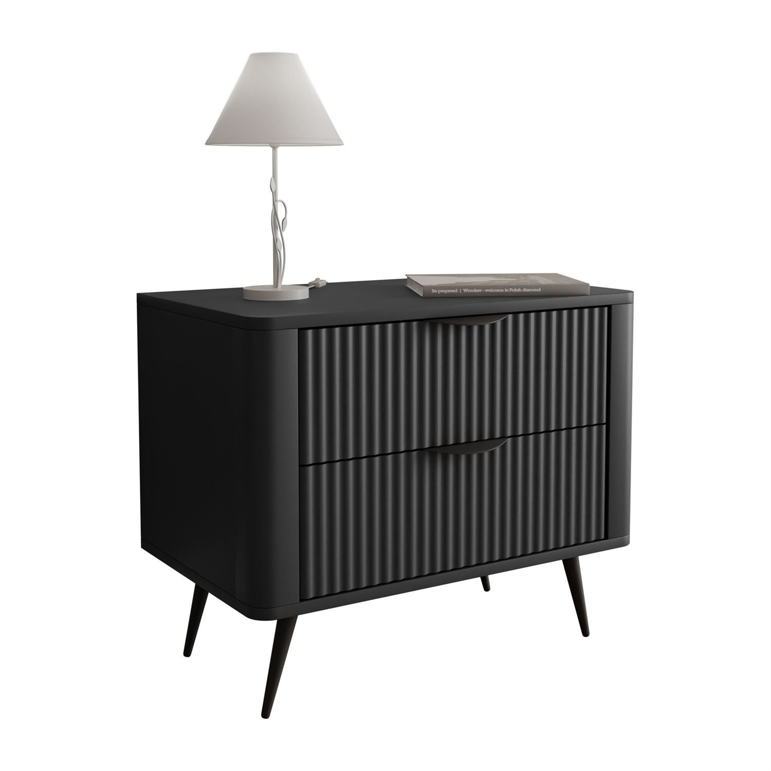 Lookway Nachttisch SCARLETT 2S mit Schubladen (1x Nachttisch), Breite: 63 c günstig online kaufen