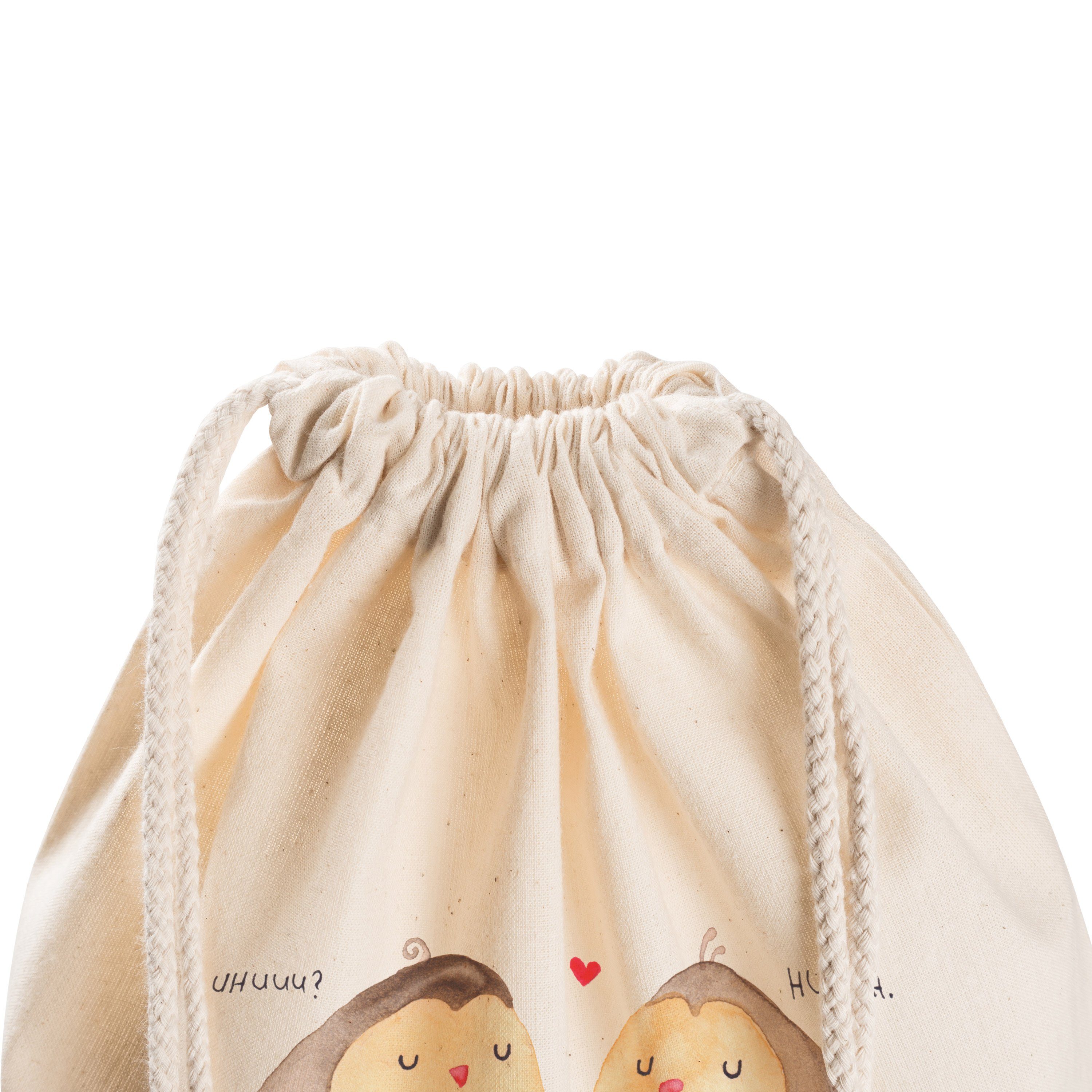 Damen Gepäck|Taschen & Rucksäcke Mr. & Mrs. Panda Sporttasche Eule Liebe - Transparent - Owl, Freundin Geschenk, Tasche, Paar, A