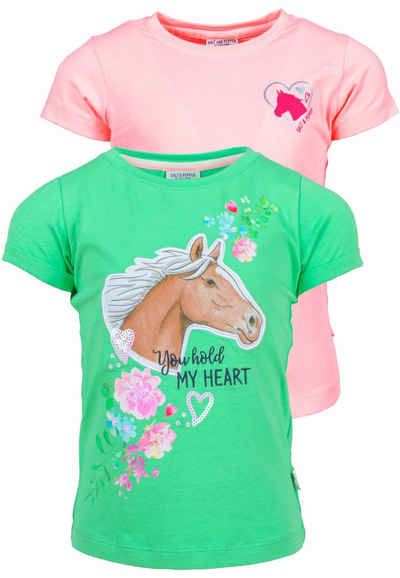SALT AND PEPPER T-Shirt Horse (2-tlg) mit tollem Glitzerdruck