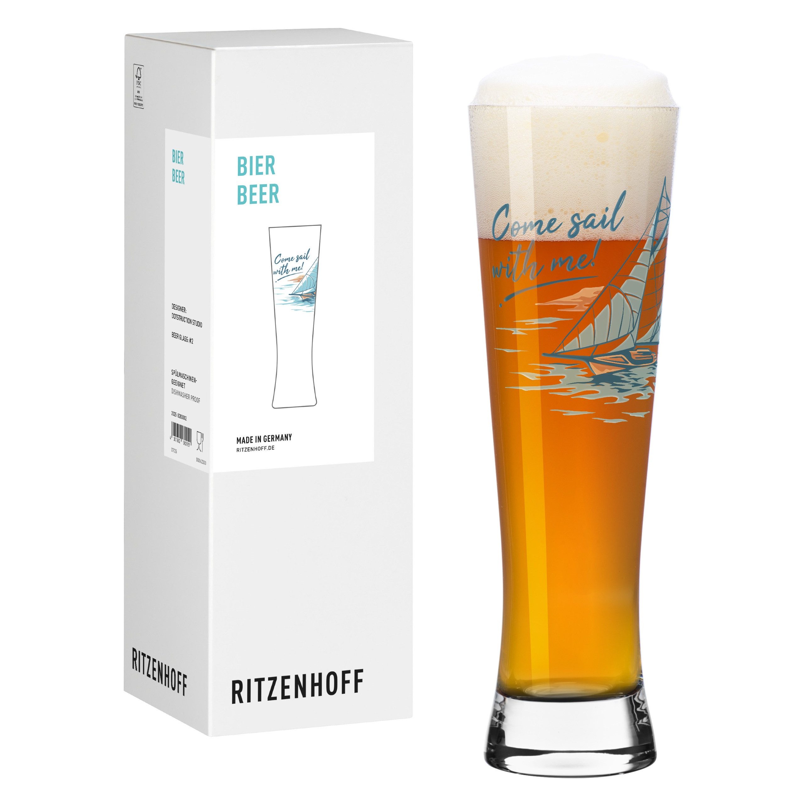 Ritzenhoff Bierglas Segeln