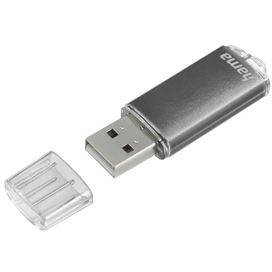 hama USB 2.0 Speicherstick , Laeta, , 16 GB, grau