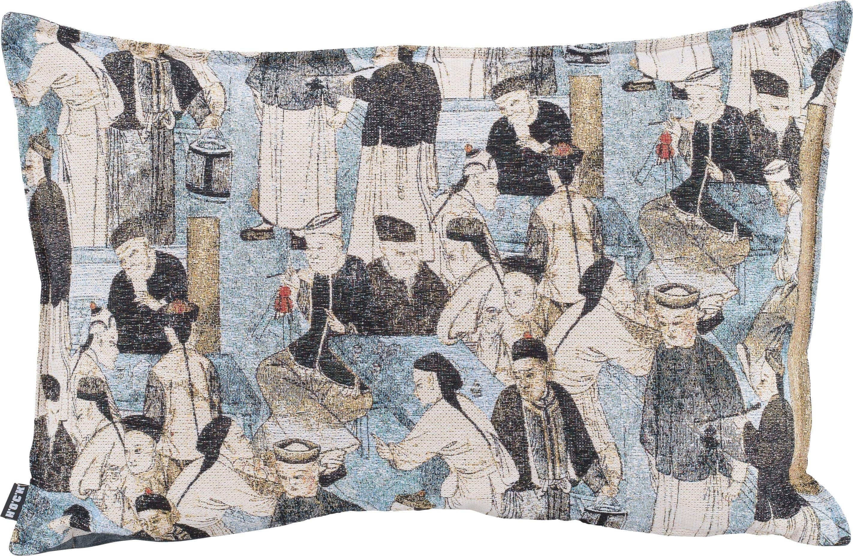 H.O.C.K. Dekokissen Ichiba, mit asiatischem Menschenmotiv, Kissenhülle mit Füllung, 1 Stück. € 36,87