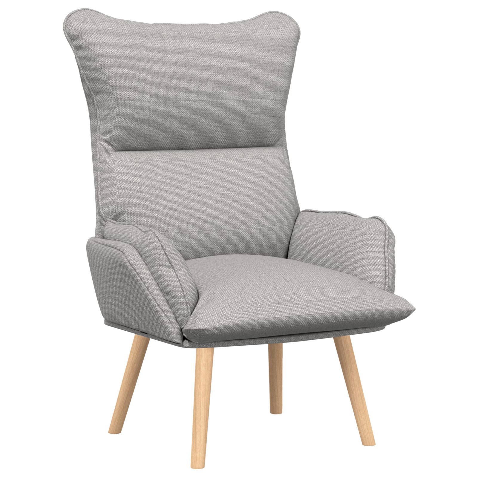 vidaXL Sessel Relaxsessel Wolkengrau Stoff (1-St) günstig online kaufen