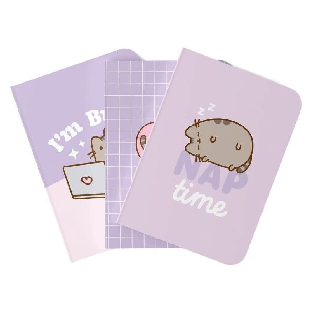 Grupo Erik Notizblock Pusheen Moments pack 3 A6 Notizbuchs