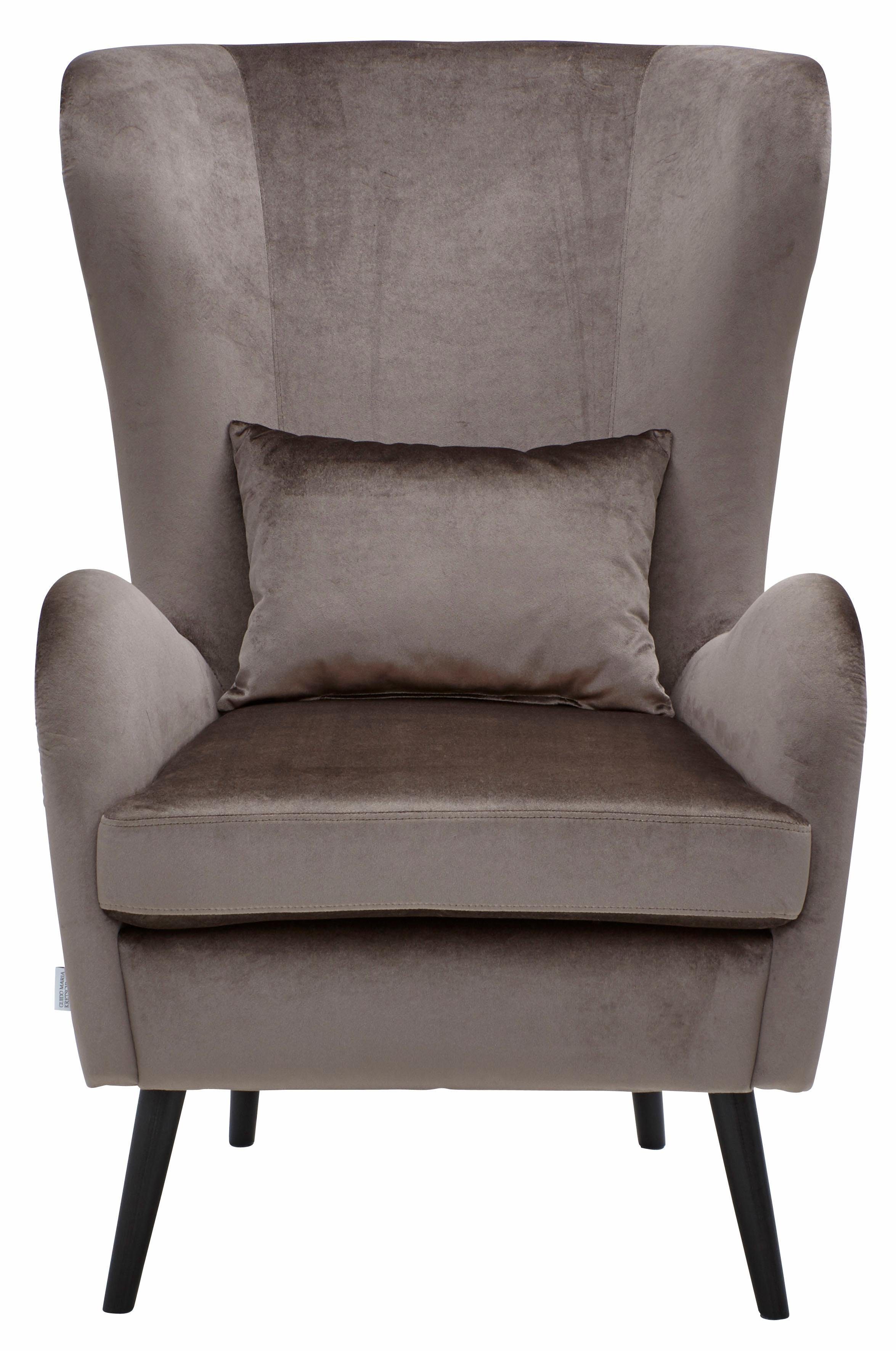 Home affaire Sessel Salla auch in Fellimitat und Feincord, viele Bezugsarten, Ohrensessel, wahlweise mit oder ohne Hocker; großer Sessel: Maße B/T/H: 78/94/118cm. Reduzierter Preis € 419,99. Unverbindliche Preisempfehlung € 469,99