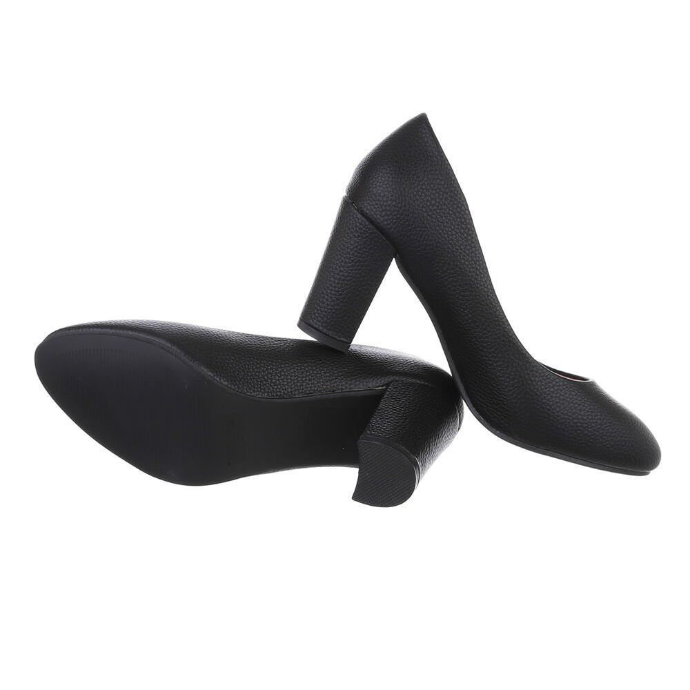 Ital-Design Damen Abendschuhe Elegant High-Heel-Pumps Blockabsatz günstig online kaufen