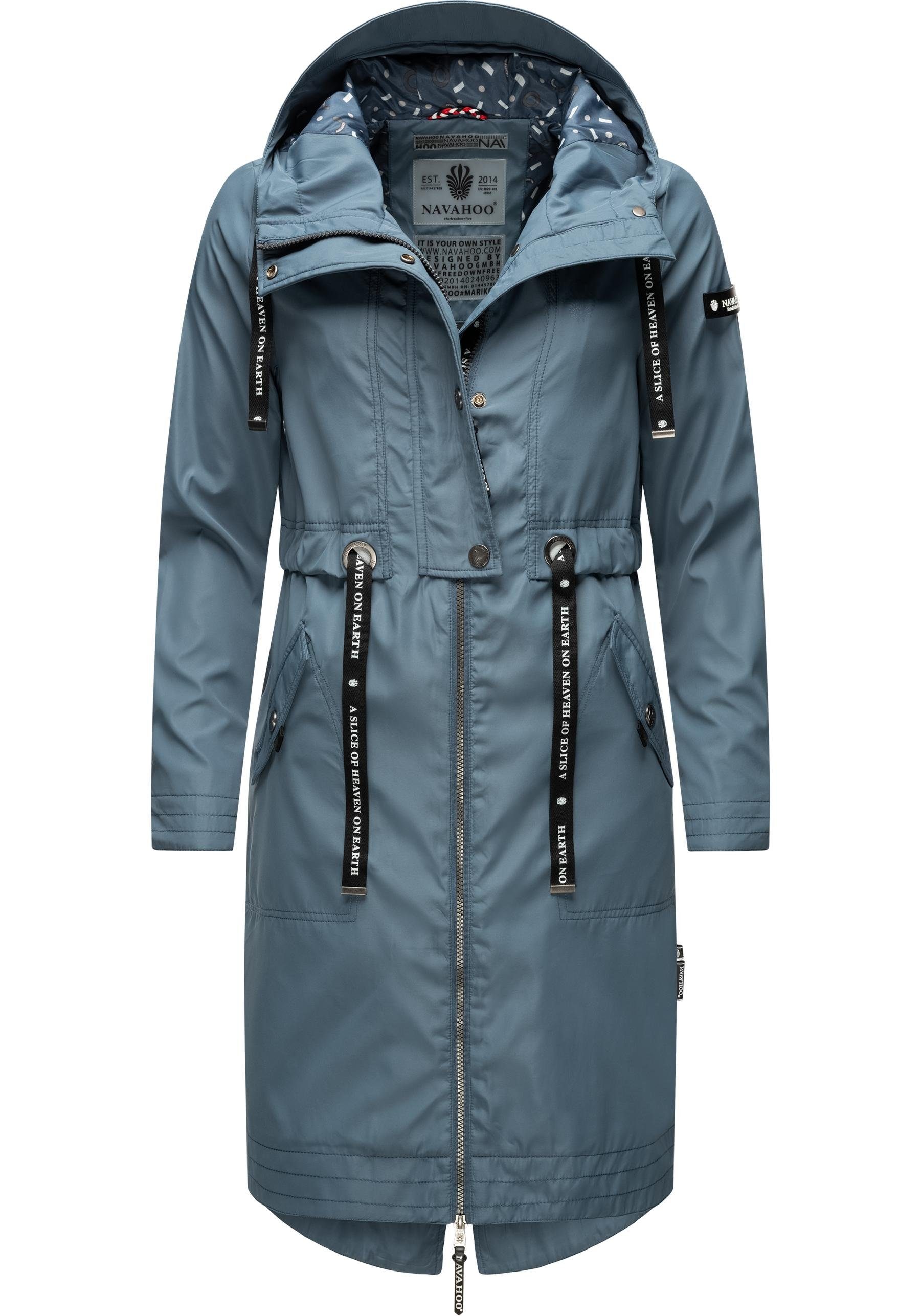 Navahoo Funktionsparka Josinaa stylische Übergangs Outdoorjacke mit Kapuze