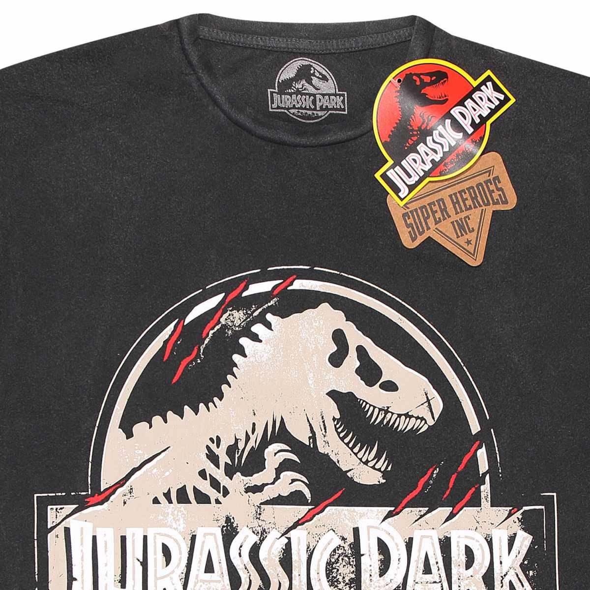 Jurassic Park T-Shirt Scratched Logo günstig online kaufen
