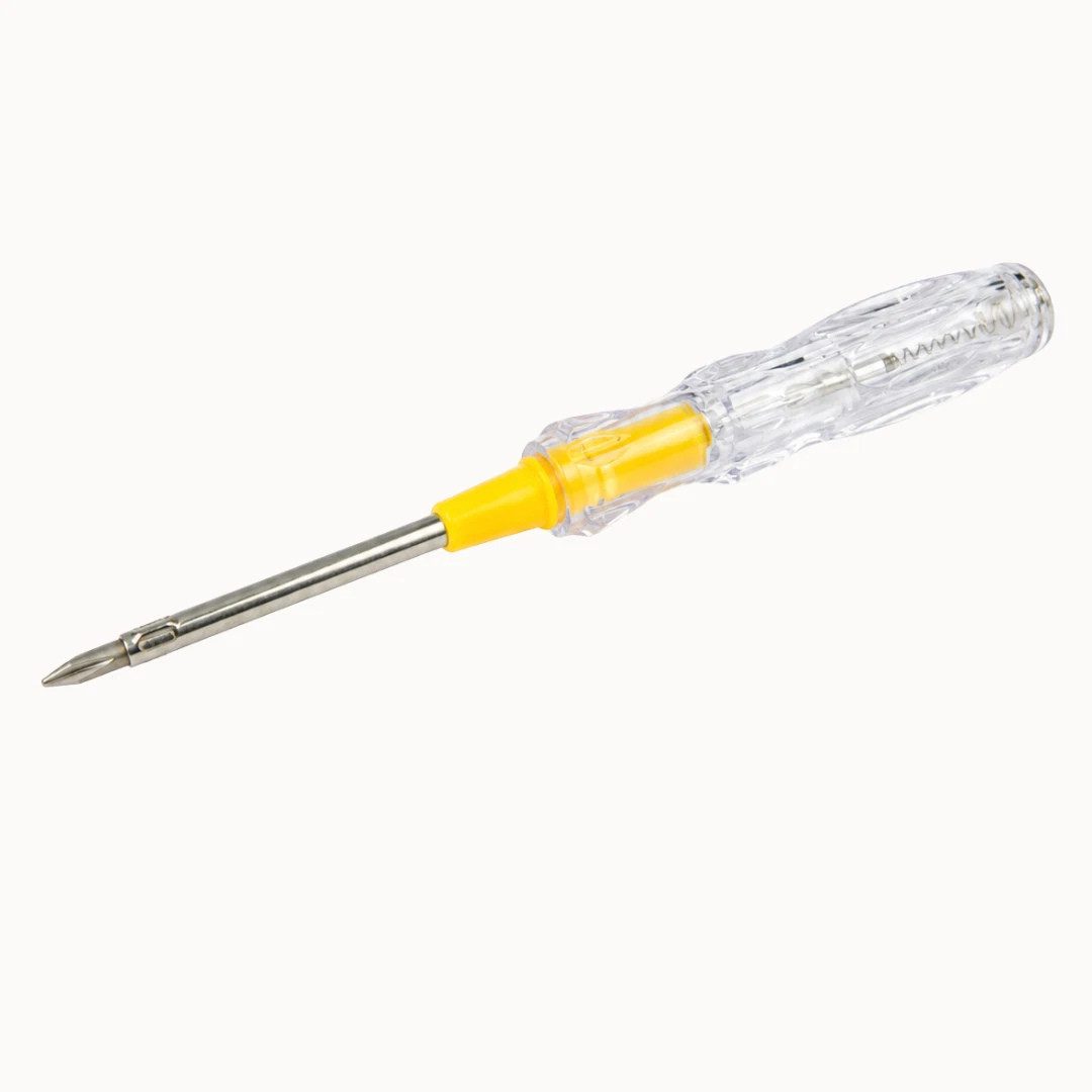 EUROBATT Sp. z o.o. Schraubendreher 3in1 Spannungsprüfer Stromtester Schraubendreher Schlitz Kreuz 17,5 cm, (Set, 1 St., Je nach Auswahl 1er-, 3er- oder 5er-Set), 3in1-Funktion; Spannungsprüfer; umsteckbarer Schlitz-