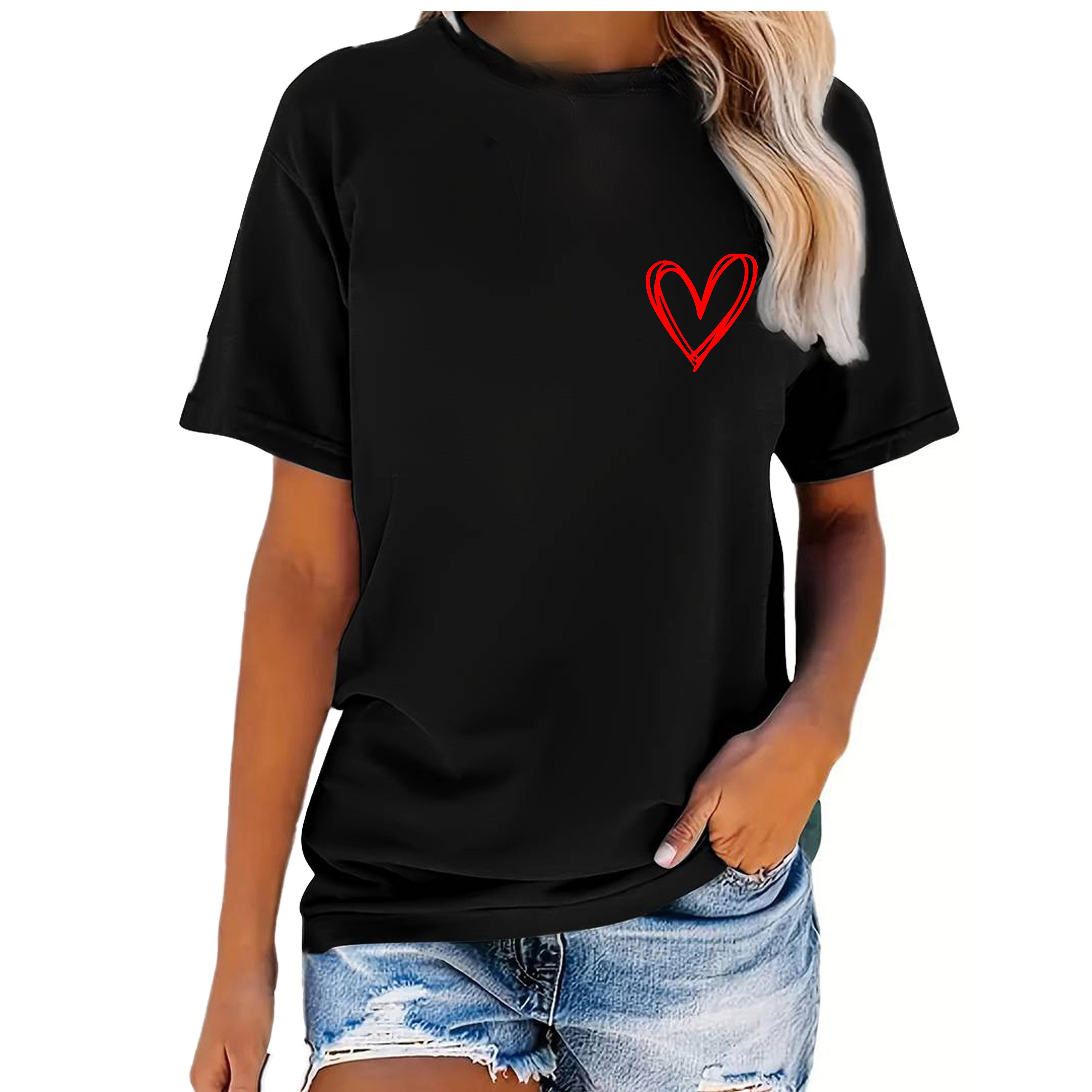 Banco T-Shirt Damen Kurzarm Love Liebe günstig online kaufen