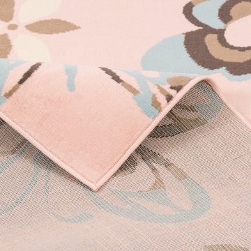 Kinderteppich Kinderteppich Trendline Schmetterling Pastell, Pergamon, Rechteckig, Höhe: 8 mm
