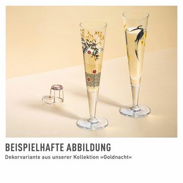 Ritzenhoff Champagnerglas Goldnacht 025, Kristallglas