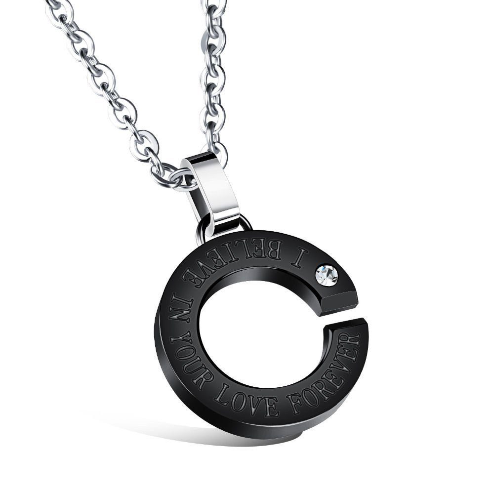 Kim Johanson Schmuckset Ewige Liebe, mit Zirkonia, Partnerketten: 2 Ketten günstig online kaufen