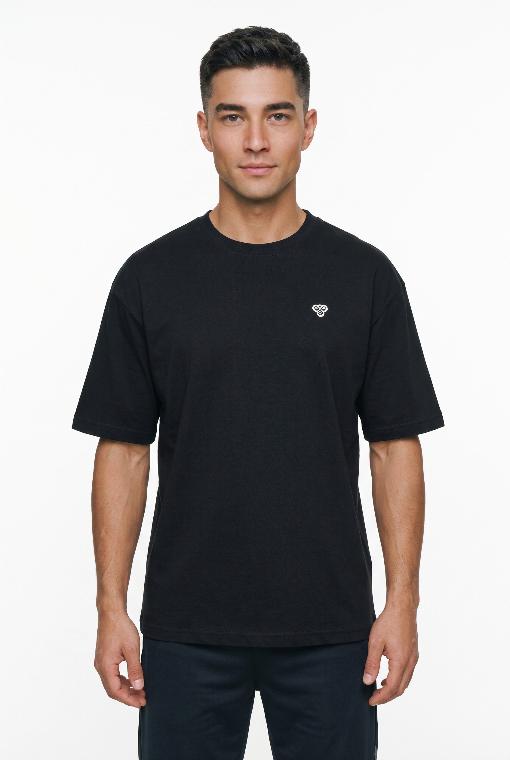 hummel T-Shirt Kurzarm-Design, aus Baumwolle und Polyester