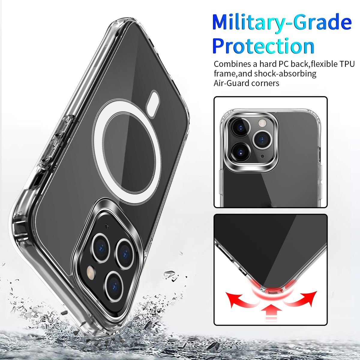 König Design Handyhülle Apple iPhone 13 Pro, Schutzhülle Case Cover Backcover Etuis Bumper