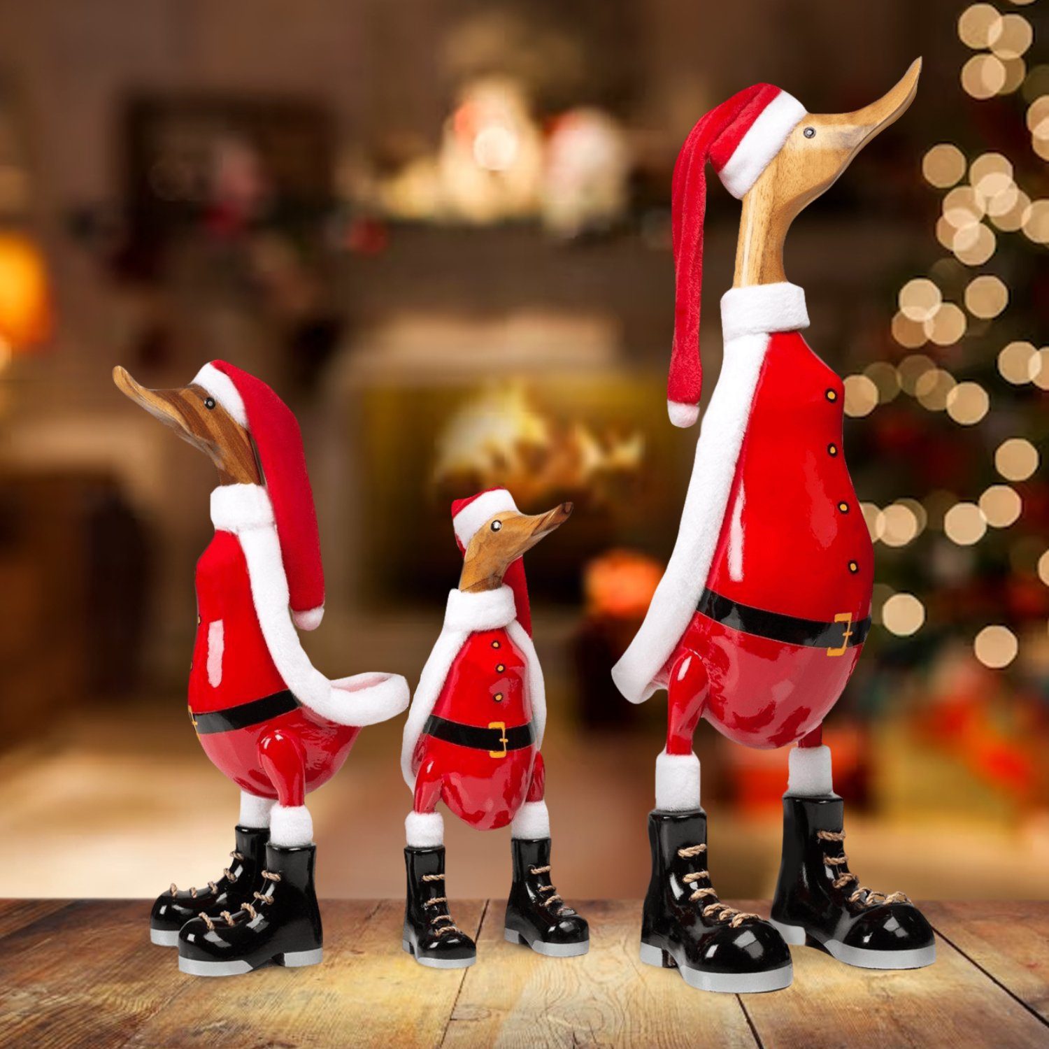 DomDeco Dekofigur Handgefertigte Deko-Figur aus Holz günstig online kaufen