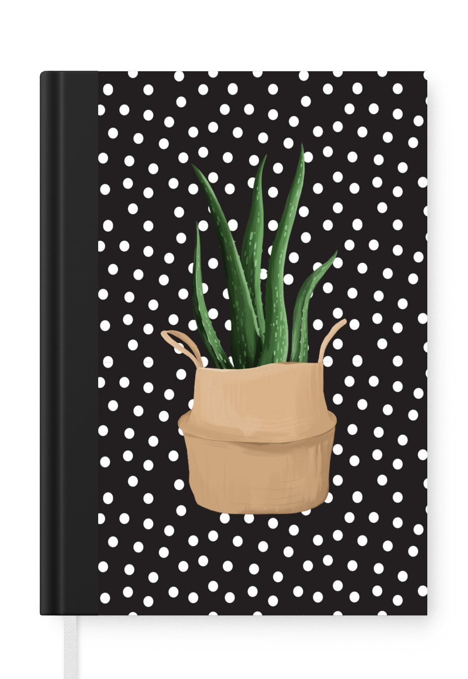 Haushaltsbuch Aloe Vera, Tagebuch, - Seiten, Pflanzen Journal, - Notizbuch MuchoWow Notizheft, A5, 98 Merkzettel, Zimmerpflanze