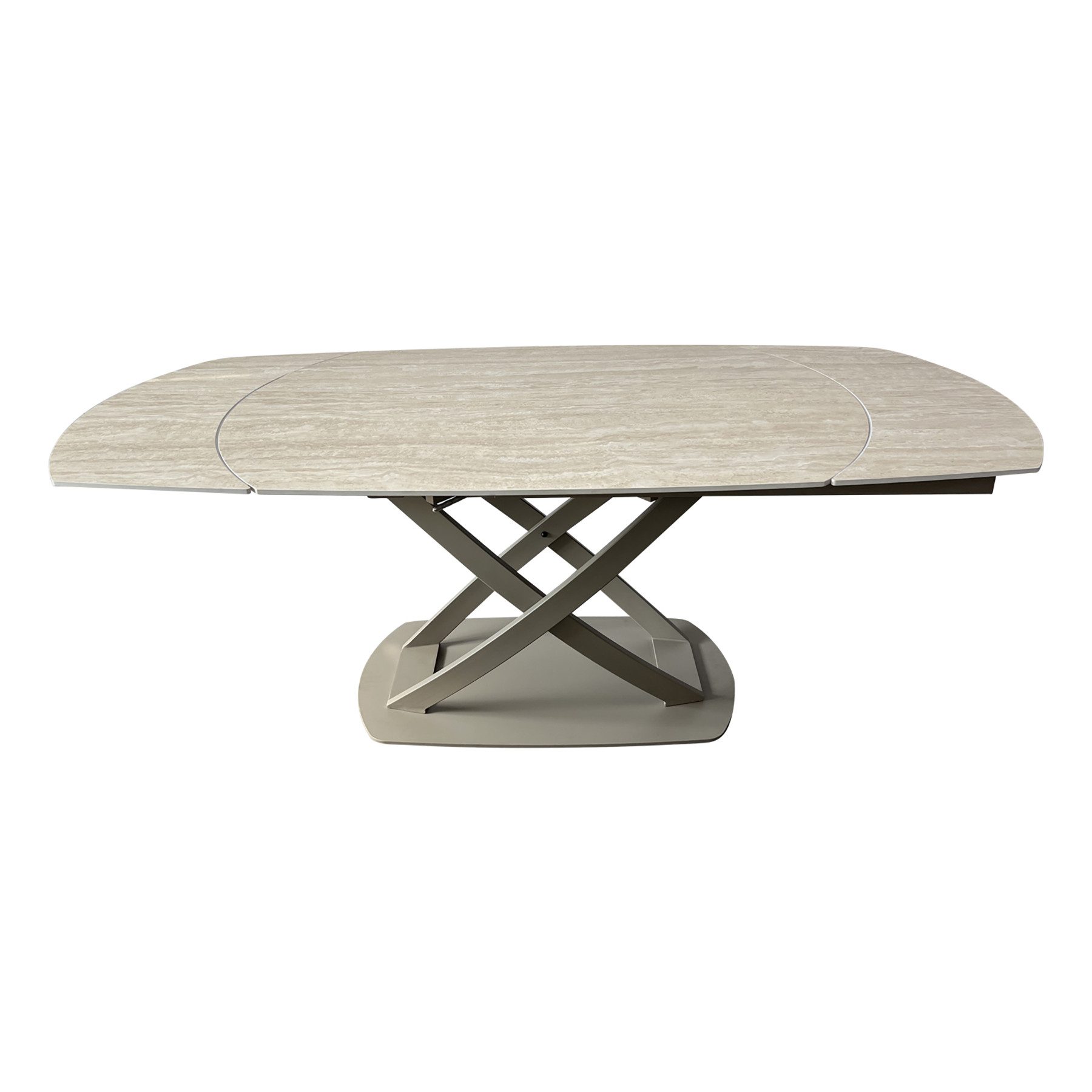 riess-ambiente Esstisch INCEPTION 130-190cm greige · ovaler günstig online kaufen