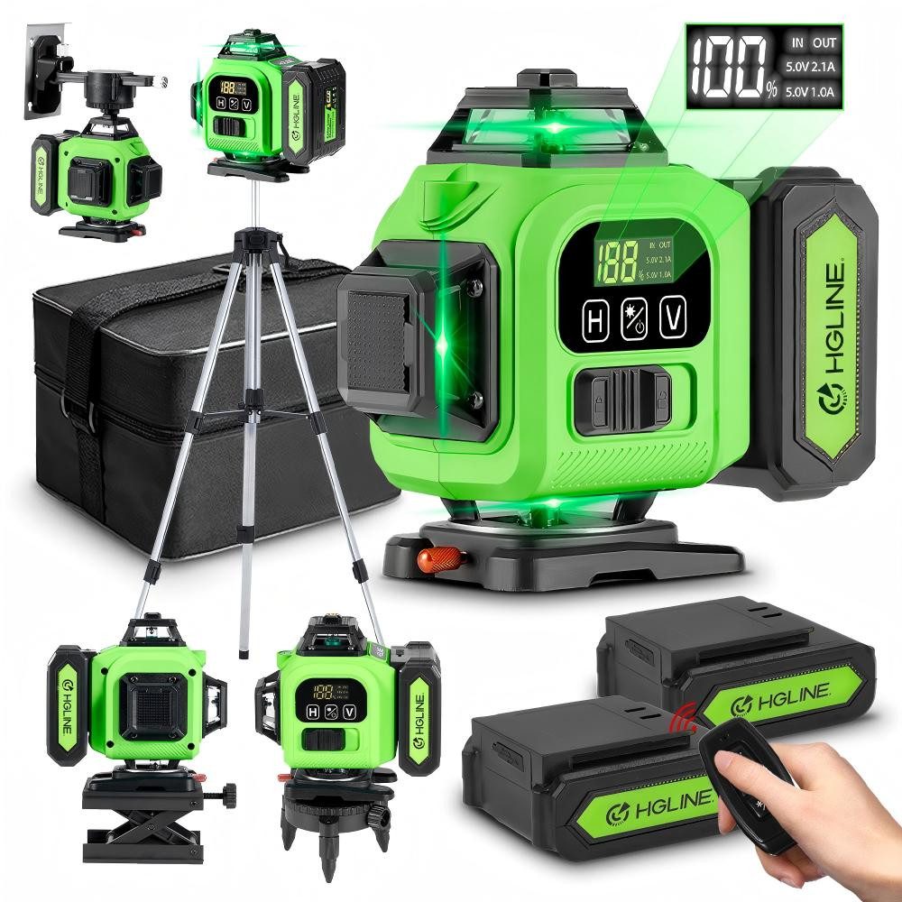 ONEVAN Laserwasserwaage 4D 16 Linien, 360° günstig online kaufen