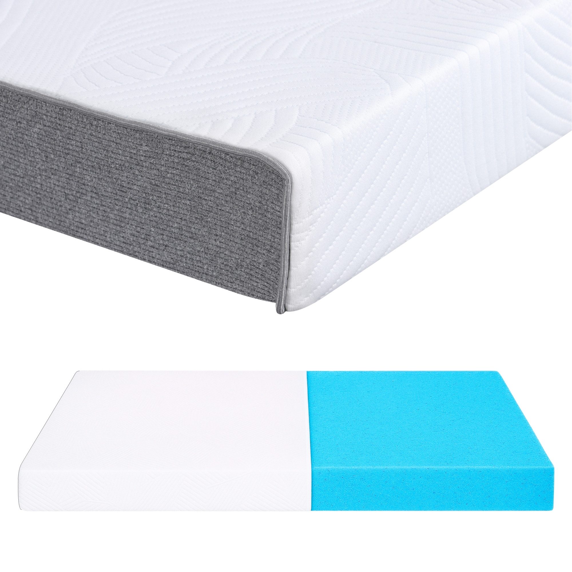 Kaltschaummatratze Matratze LINA, 11cm hoch, Kaltschaummatratze Schaummatratze H3, Arensberger, 11 cm hoch, (90x200 cm), NANOCELL Gelschaum, Bezug waschbar bis 60°C, Rollmatratze, 90x200cm