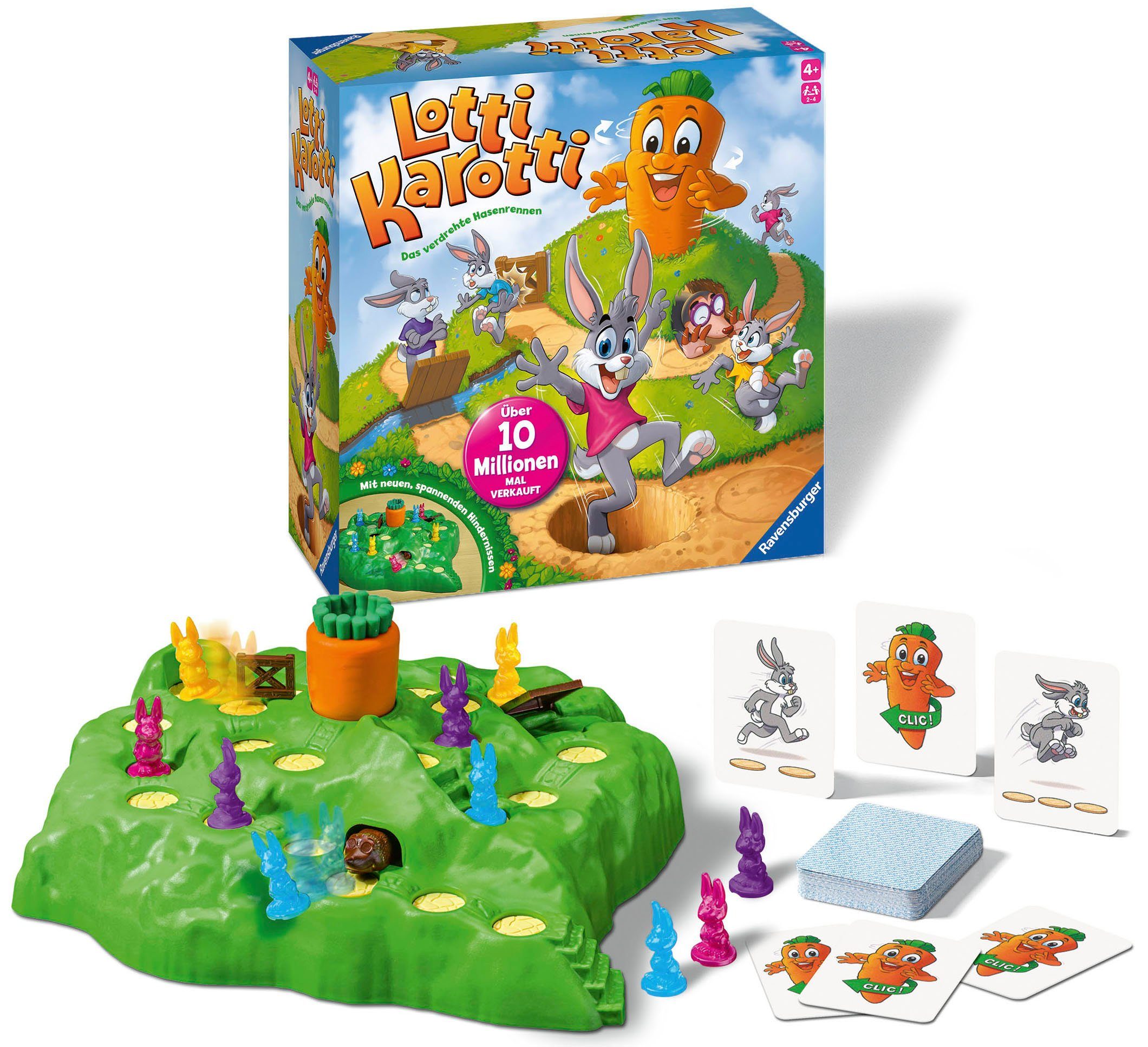 Ravensburger Spiel Lotti Karotti, Kinderspiel, Made in Europe