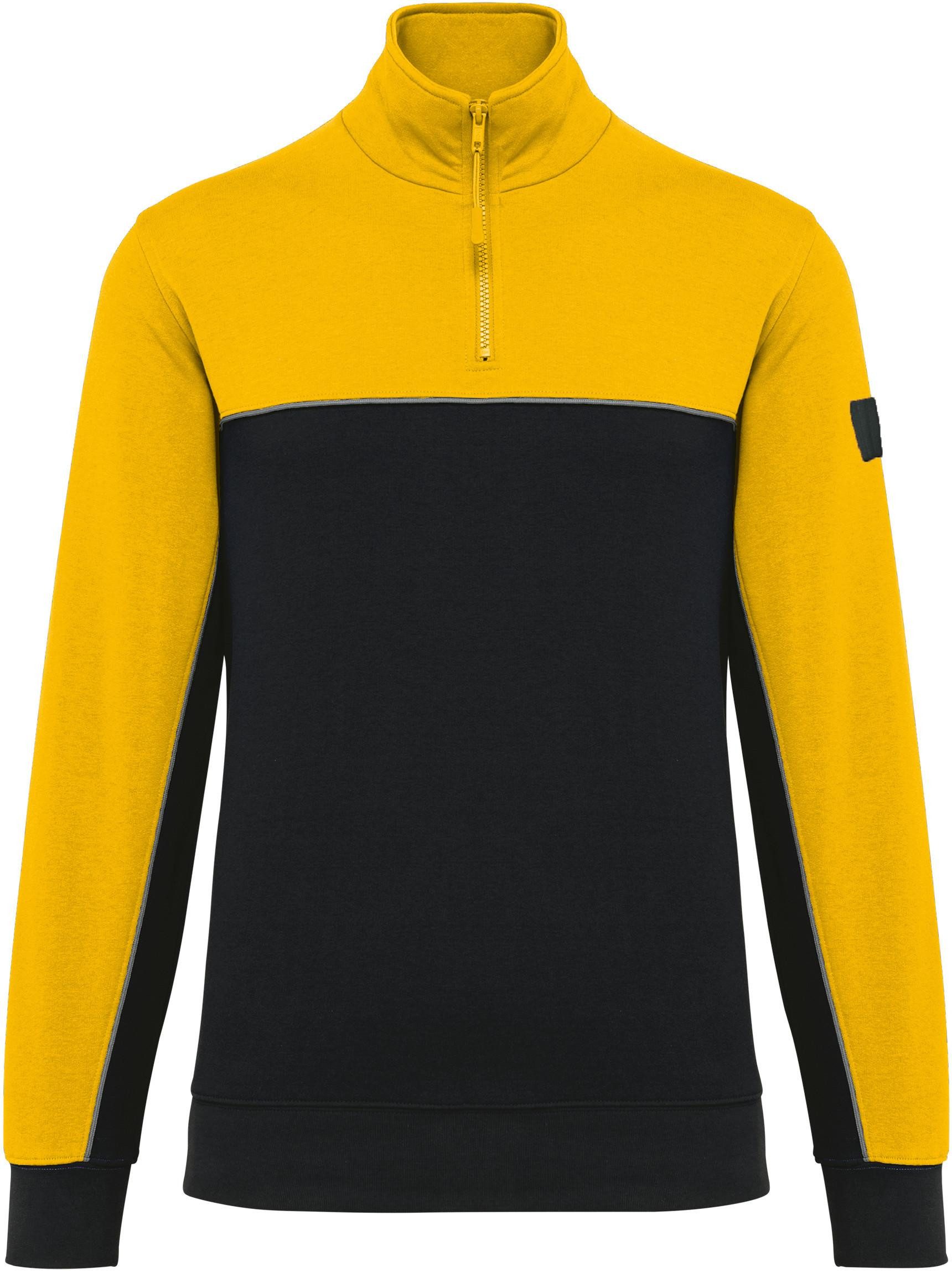 Sweatshirt Umweltfreundliches Unisex-Sweatshirt Reißverschlusskragen