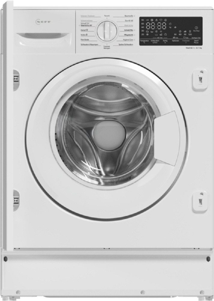 NEFF Waschtrockner V8540X0, 1400 U/min, Einbau, Frontlader, AquaStop