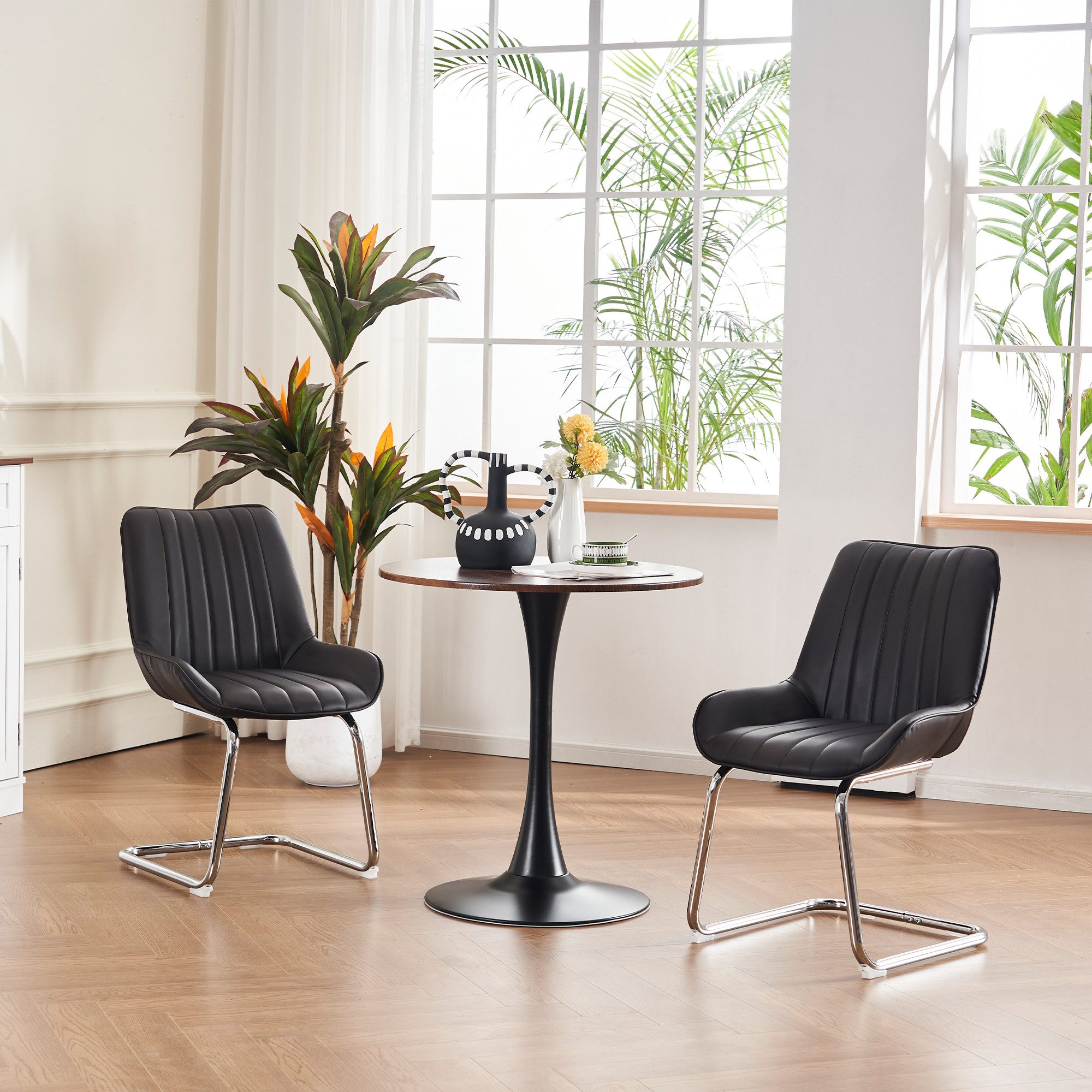 HAUSS SPOLE Stuhl 2er-set Küchenstuhl Freischwinger günstig online kaufen