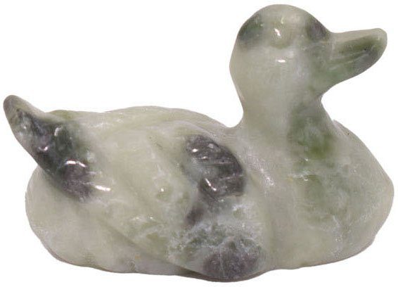 Firetti Tierfigur Schmuck Geschenk Weihnachten! Perfekt Anlass Geburtstag, zu Ente Jade St), jedem Edelstein - Dekofigur (1 Farbstein