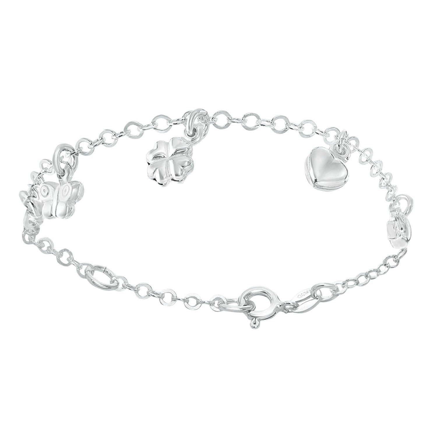 LUCARDI Charm-Armband Armband - 925 Silber - Silber - Kinder