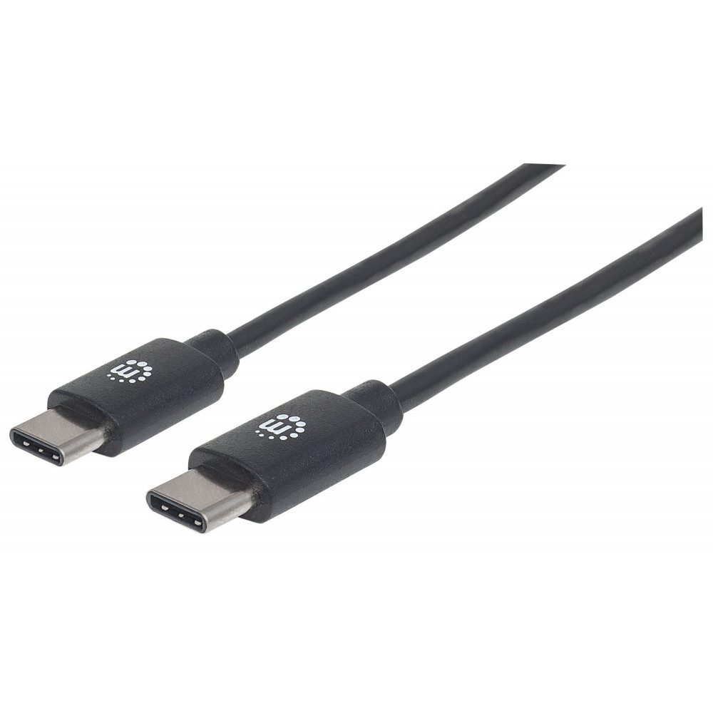 Manhattan USB 2.0 Typ C-Kabel 2m Typ-C>Typ-C Smartphone-Ladegerät