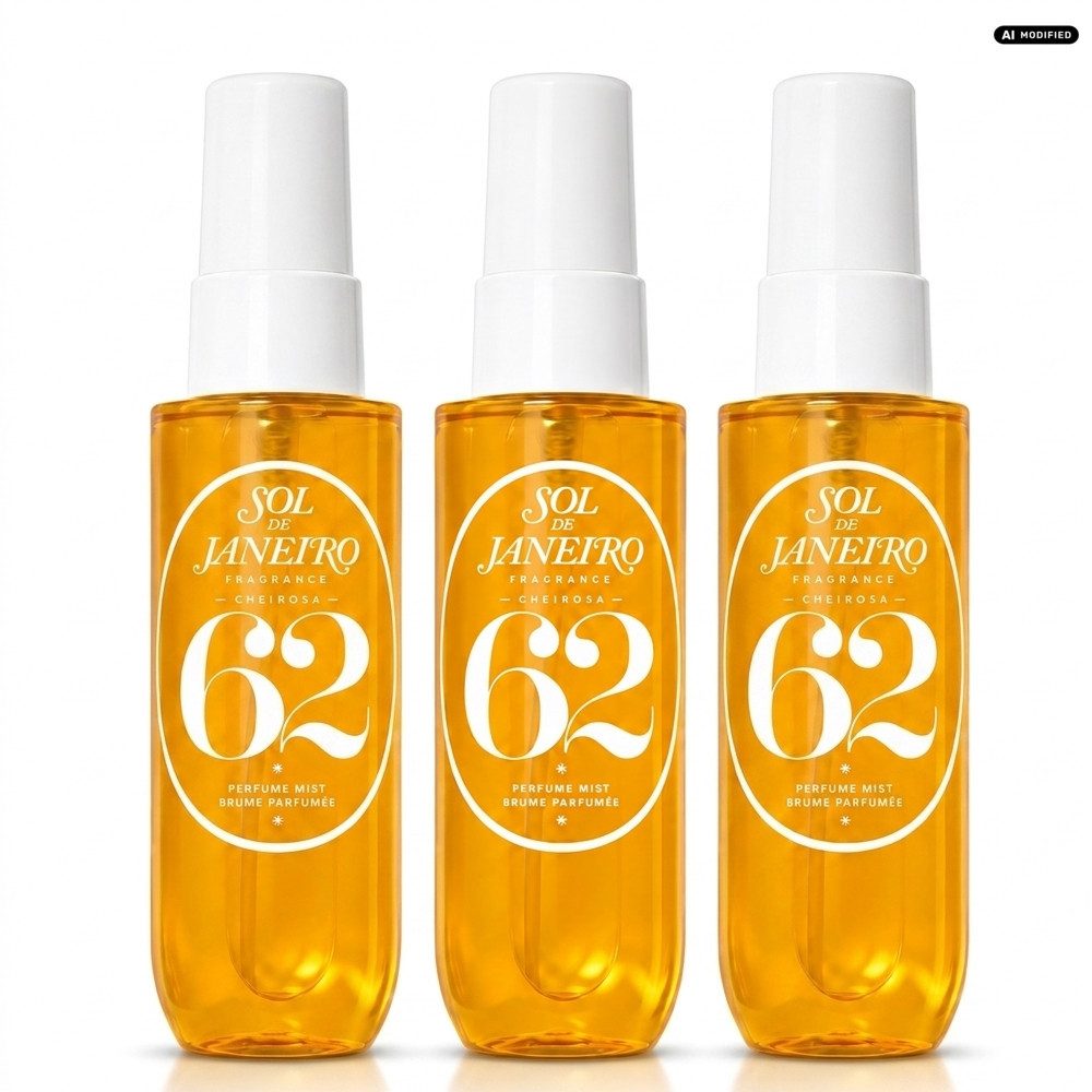 Sol de Janeiro Gesichts- und Körperspray Sol de Janeiro Cheirosa 62 Perfume Mist 3er Set, Praktisches 3er Set im Travel Size Format