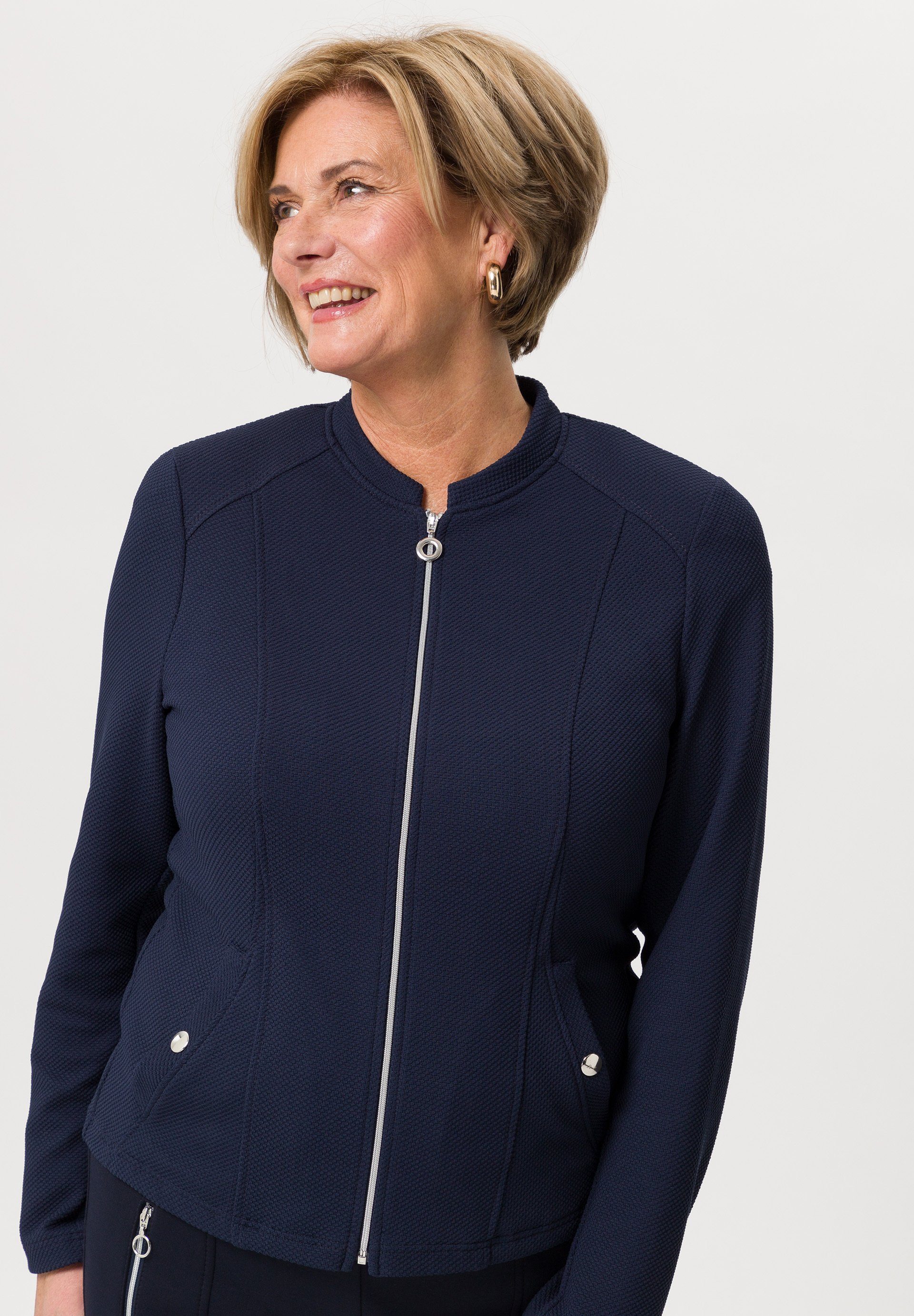 FRANK WALDER Sommerjacke in pflegeleichter PES-Struktur-Qualität