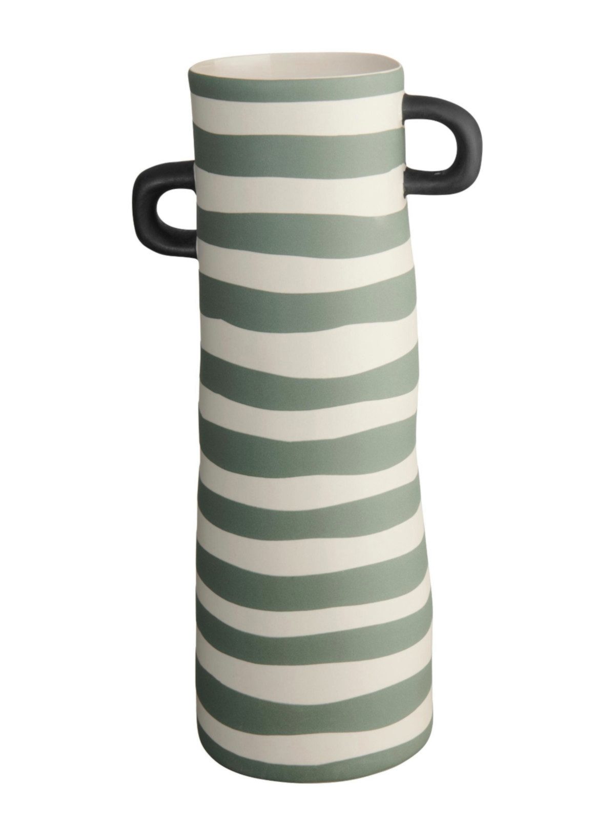 ASA SELECTION Dekovase rayu Vase grün gestreift 28cm (Vasen)