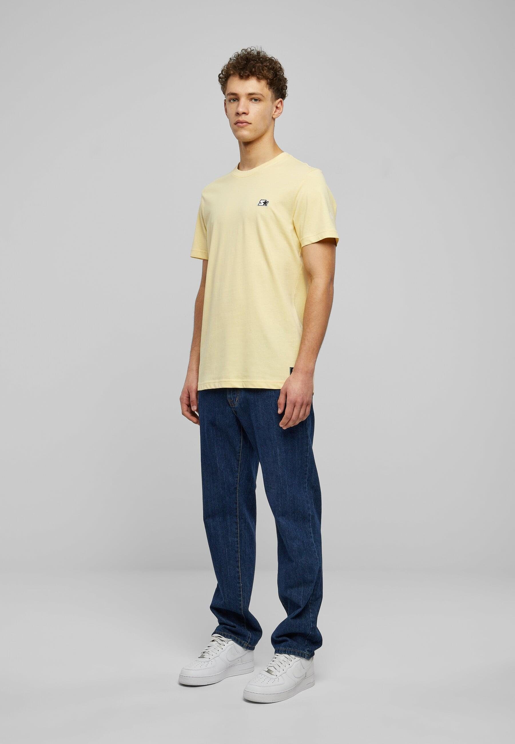 Essential lightyellow Jersey Herren T-Shirt (1-tlg) Starter Starter